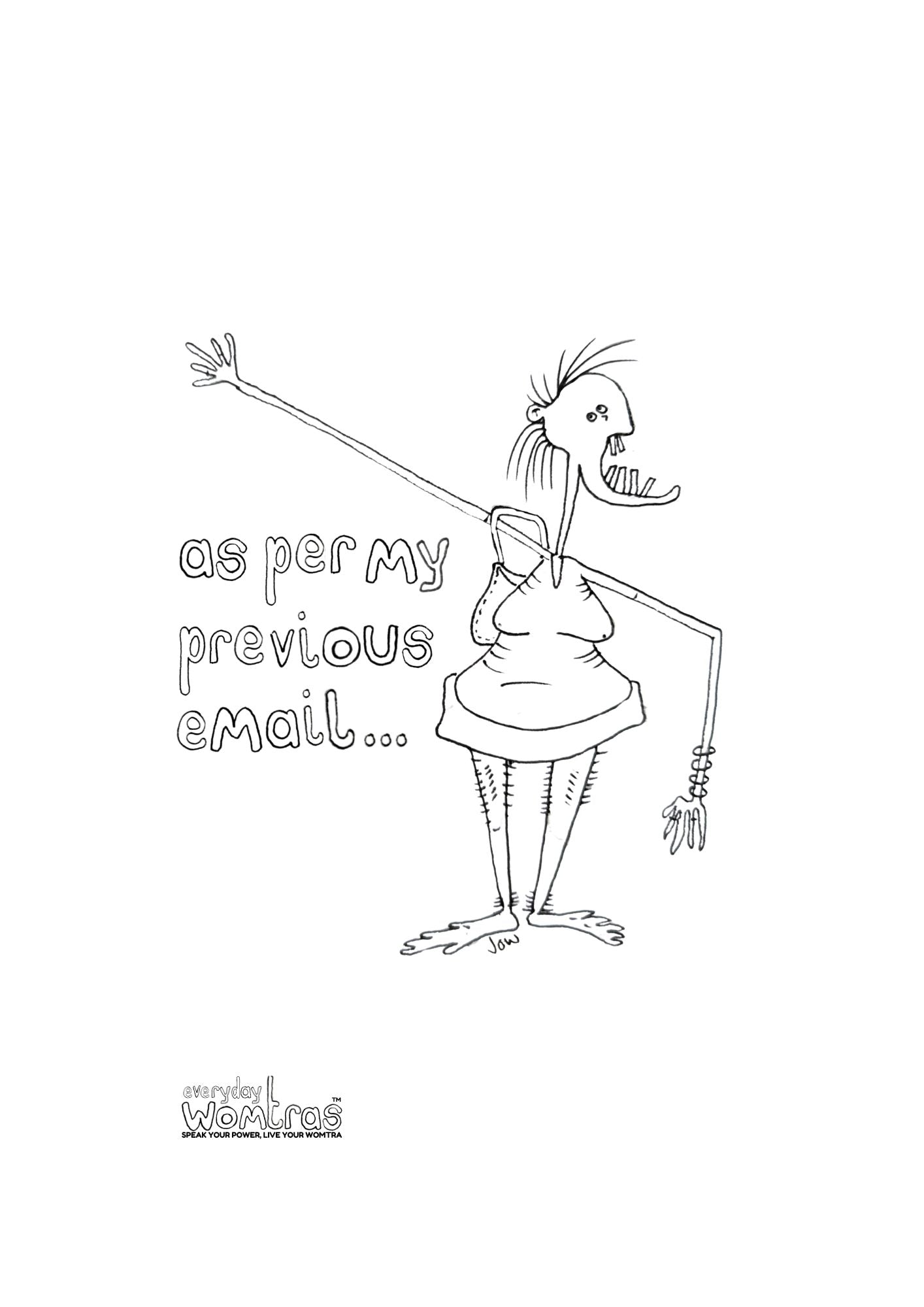 As Per My Previous Email