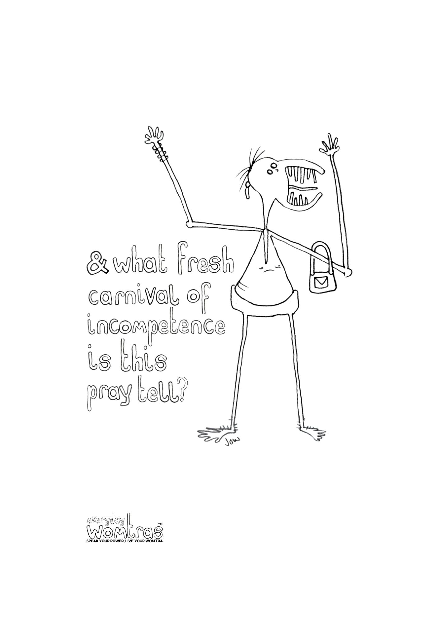 & What Fresh Carnival Of Incompetence Is This Pray Tell?